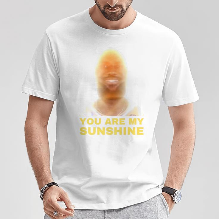 James Meme You Are My Sunshine Joke For And Women T-Shirt Funny Gifts