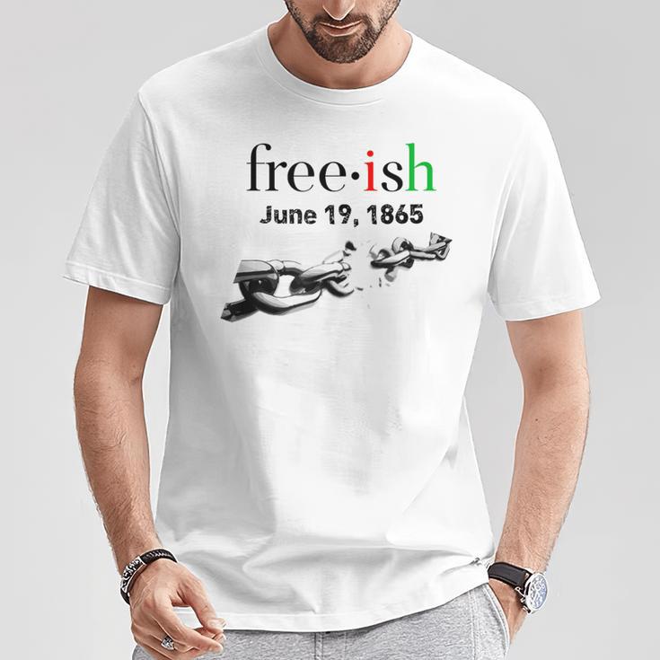 Junenth Freeish June 19 1865 Broken Chains Image T-Shirt Unique Gifts