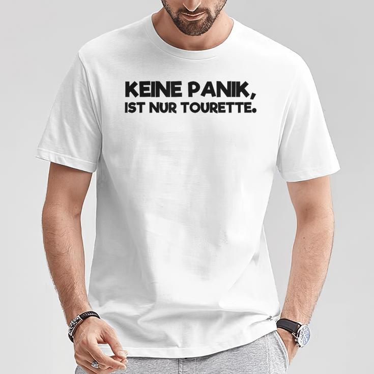 Keine Panik Nur Tourette Syndrome T-Shirt Lustige Geschenke