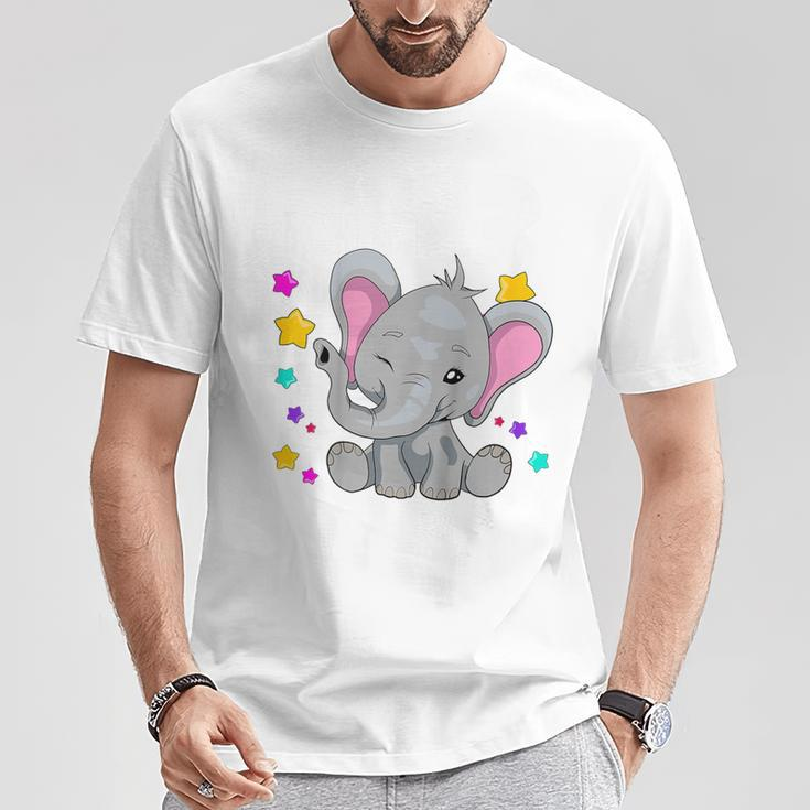 Kinder Ich Bin Schon 3 Jahre Alt Cute Elephant 3Rd Birthday T-Shirt Lustige Geschenke