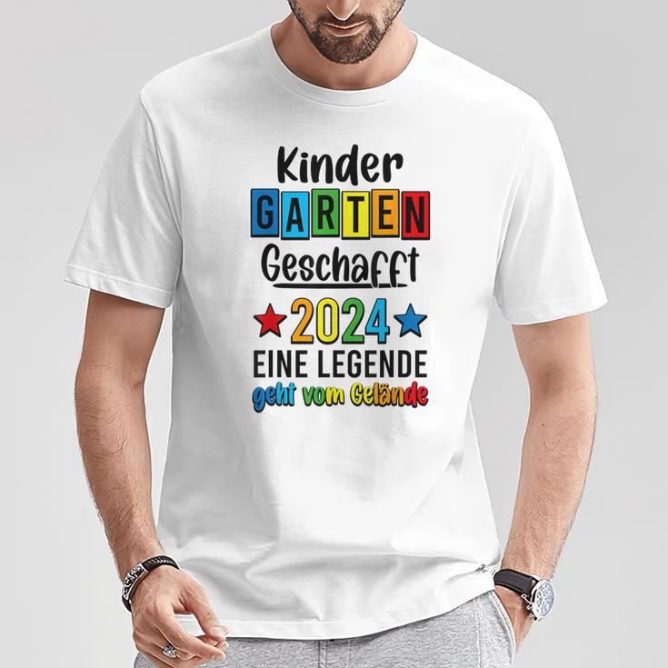 Kita Abgänger 2024 Kita Geschafft 2024 Kita Ade 2024 T-Shirt Lustige Geschenke