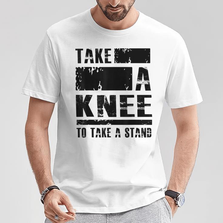 Take A Knee To Take A Stand Protest RightsT-Shirt Unique Gifts