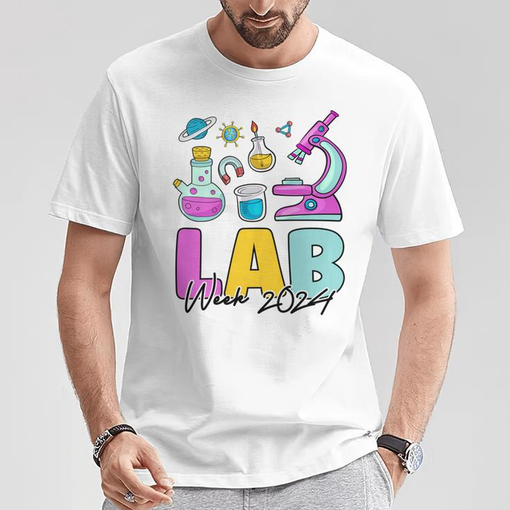 Lab Week 2024 Laboratory Tech Medical Technician Scientist T-Shirt Unique Gifts