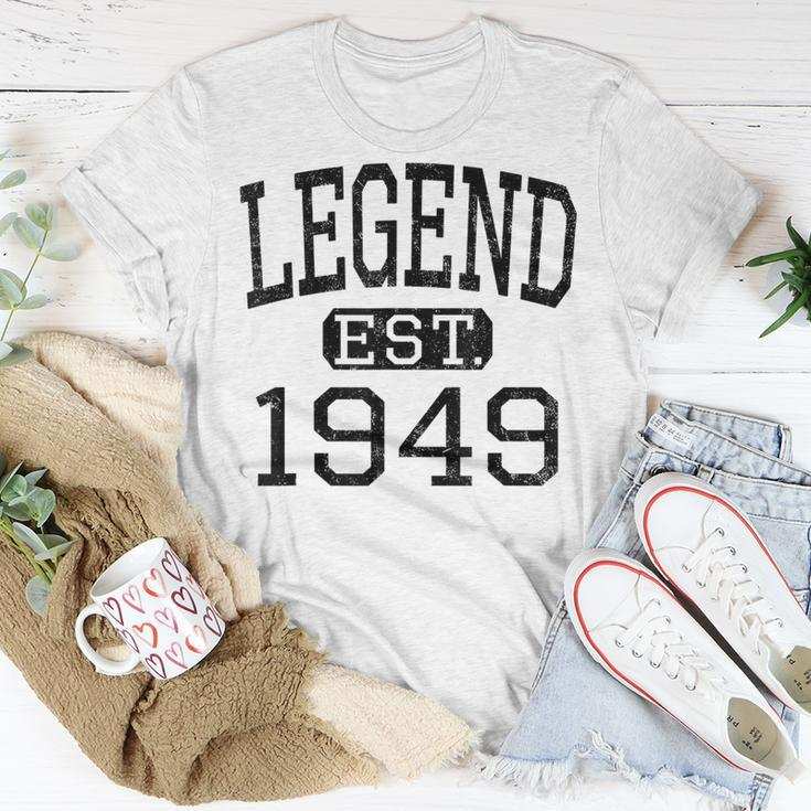 Legend Established 1949 Vintage Style Born 1949 Birthday T-Shirt Unique Gifts