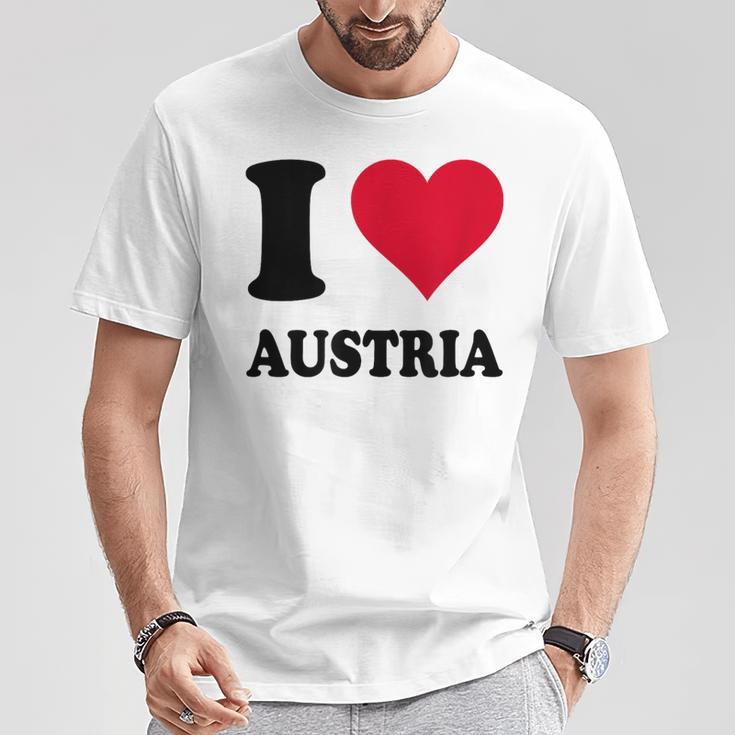 I Love Austria T-Shirt Unique Gifts