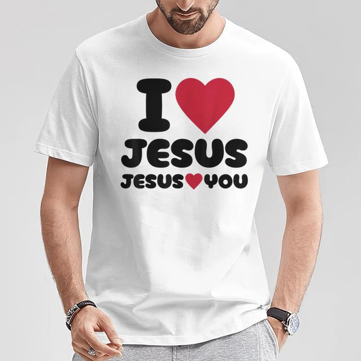 I Love Jesus And Jesus Loves You Christian T-Shirt Unique Gifts