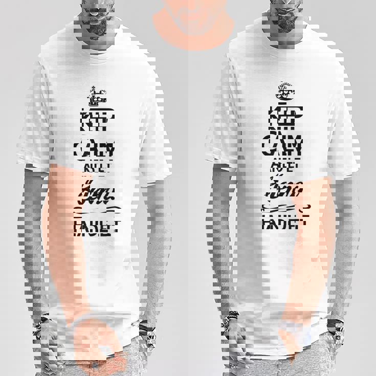 Mantén La Calma Y Deja Que Gema Se Maneje Regalo Divertido Para Nombres Camiseta unisex Regalos divertidos