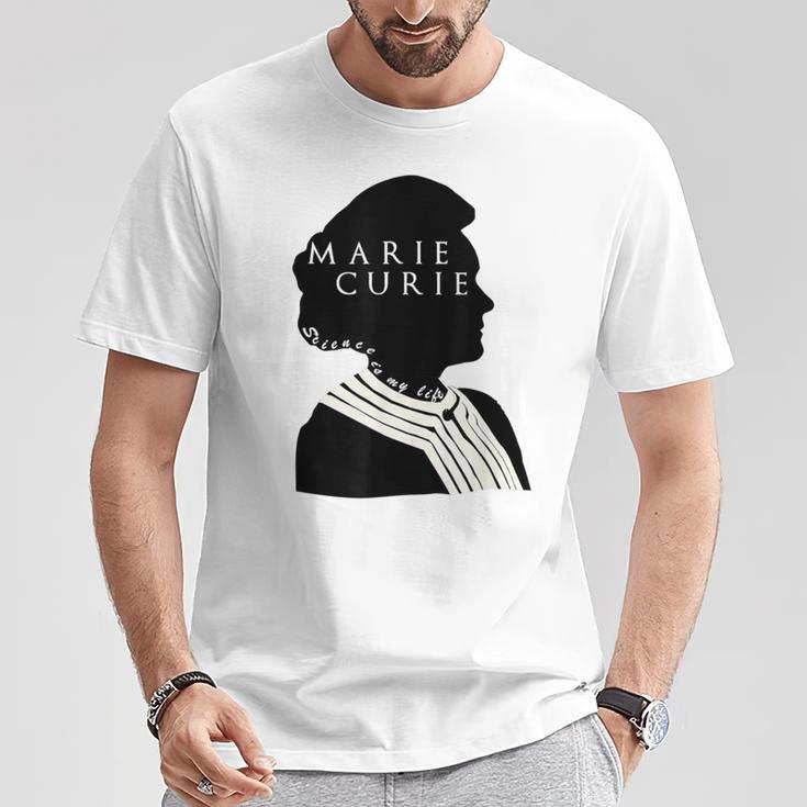 Marie Curie Science Chemie T-Shirt Lustige Geschenke