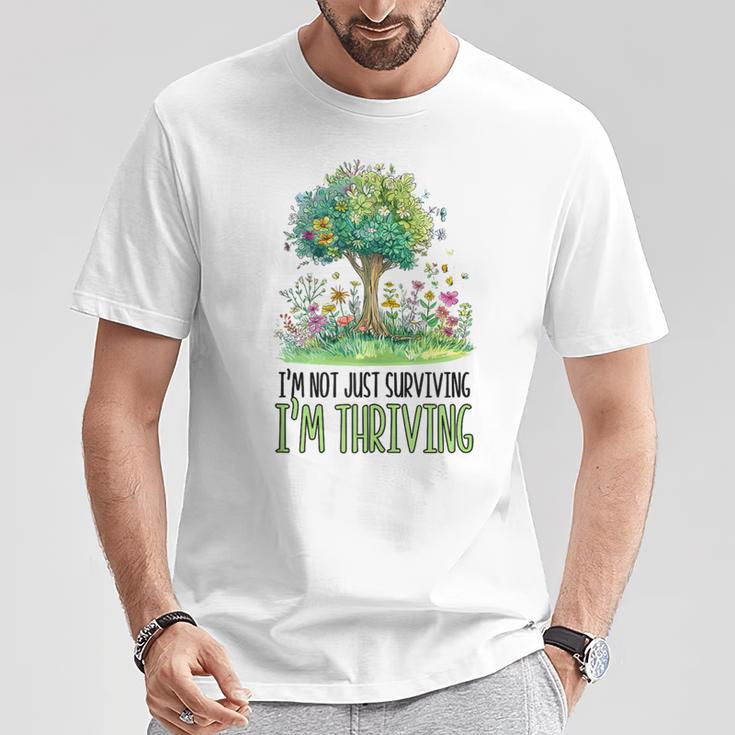 Not Just Surviving Thriving Stroke Survivor T-Shirt Unique Gifts