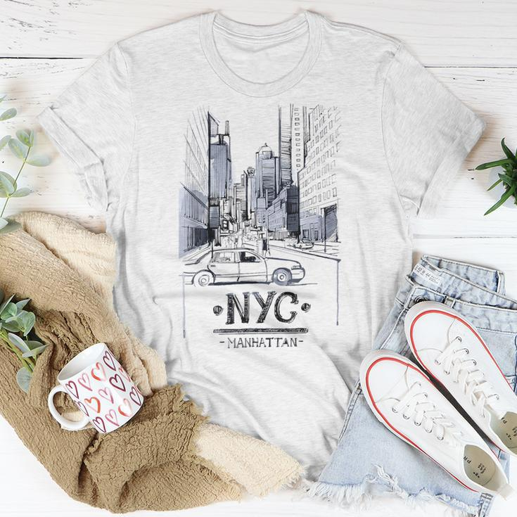 Ny New York City Nyc Manhattan Skylines Buildings T-Shirt Unique Gifts