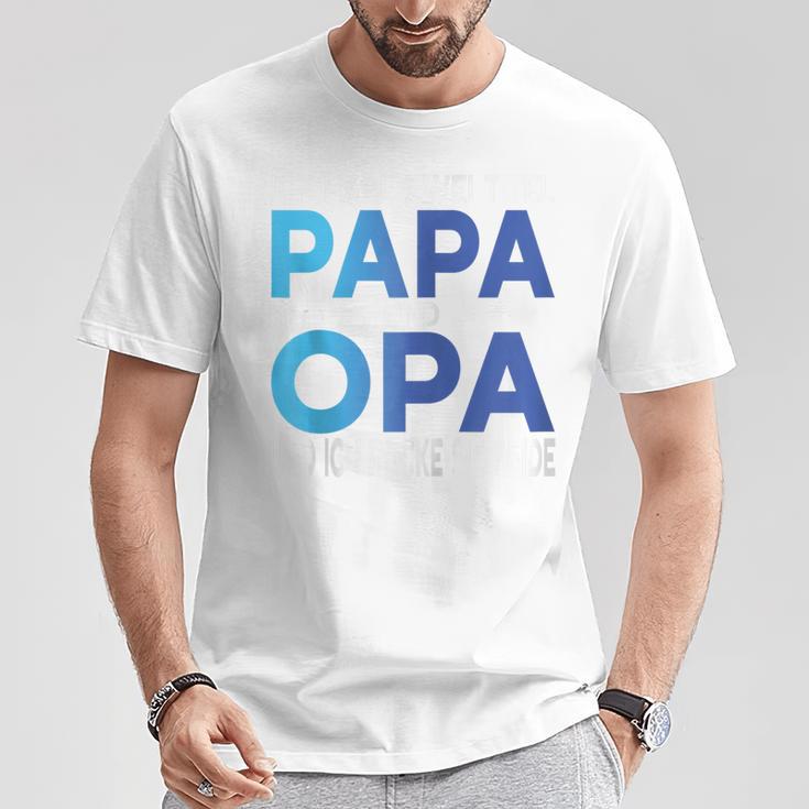 Opa Atertag Papa Spruch Grossvater Geschenk Kapuzenjacke T-Shirt Lustige Geschenke