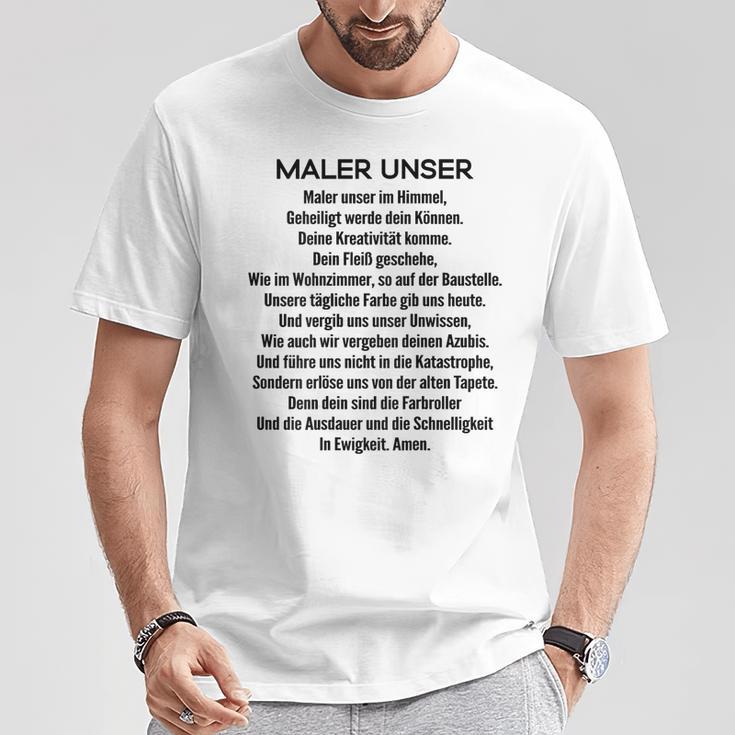 Painter Our Prayer Painter And Lacquer S T-Shirt Lustige Geschenke