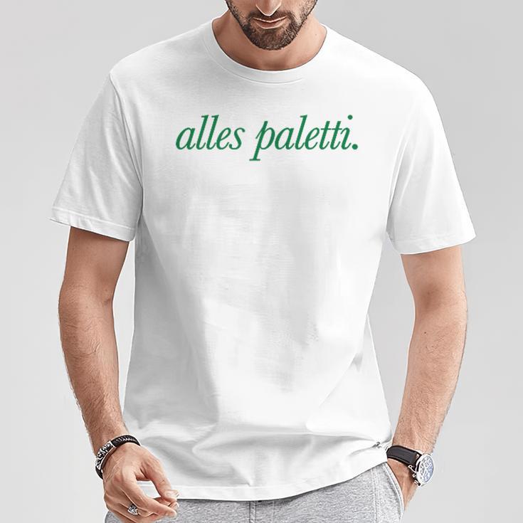 All Paletti – Baucholl Spaghetti X Livelife – 2 Sides T-Shirt Lustige Geschenke