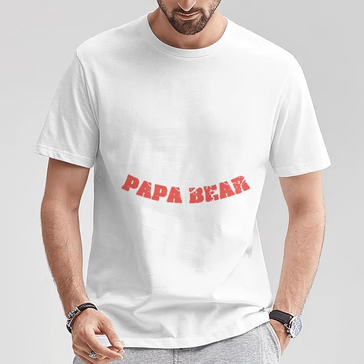 Papa Bär König Dad Stolzer Daddy Familie Legende Mann T-Shirt Lustige Geschenke