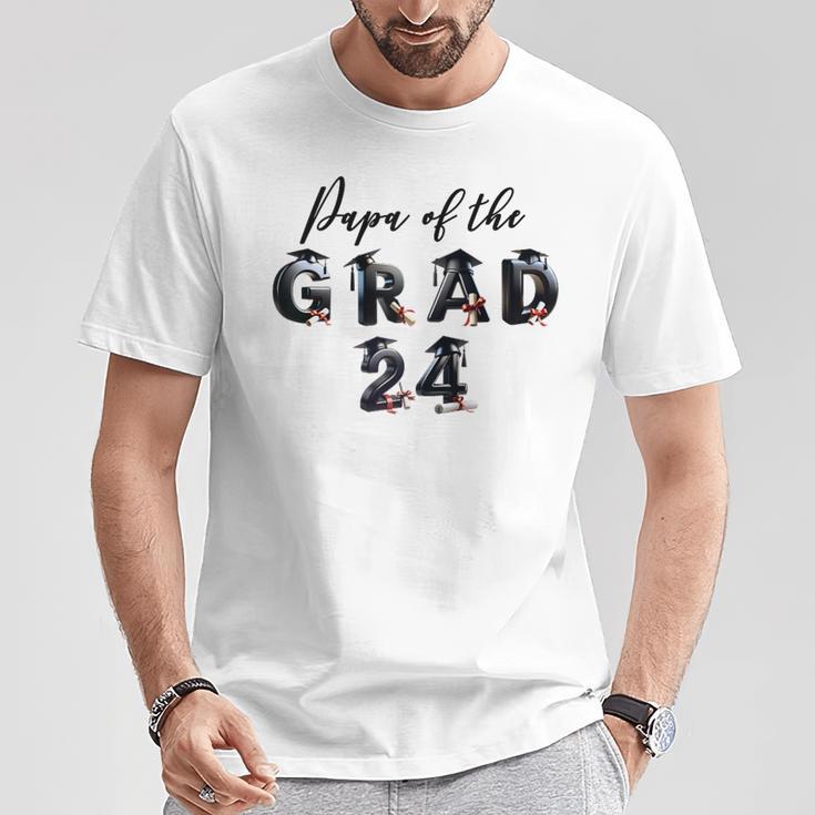 Papa Der Graduate Classon 2024 Raglan T-Shirt Lustige Geschenke