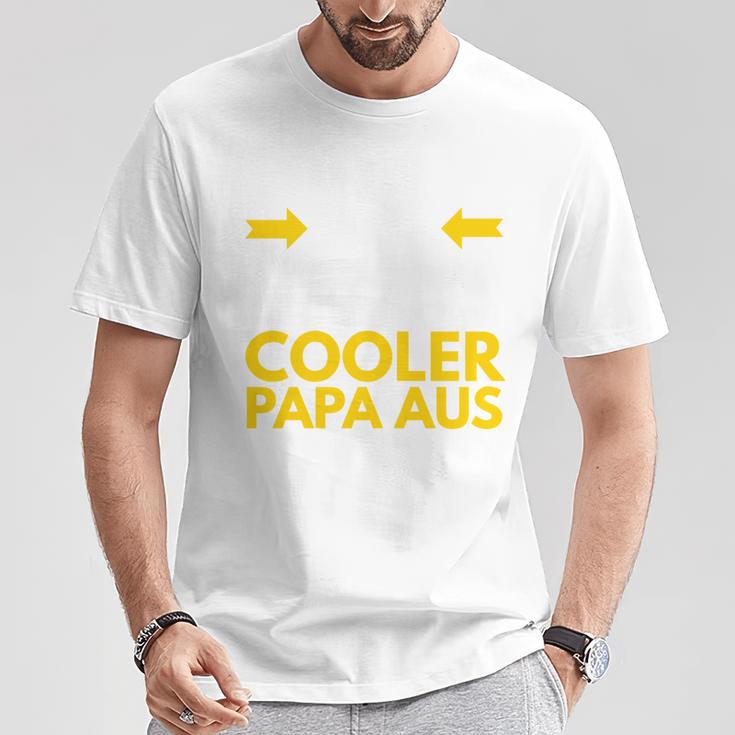 Papa Geburtstagatertag Richtig Cooler Papa Spruch Geschenk T-Shirt Lustige Geschenke