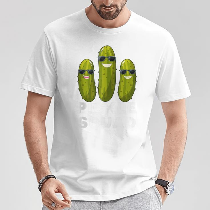 Pickle Squad Vegan Dill Pickle Costume Adult Pickle Squad T-Shirt Unique Gifts