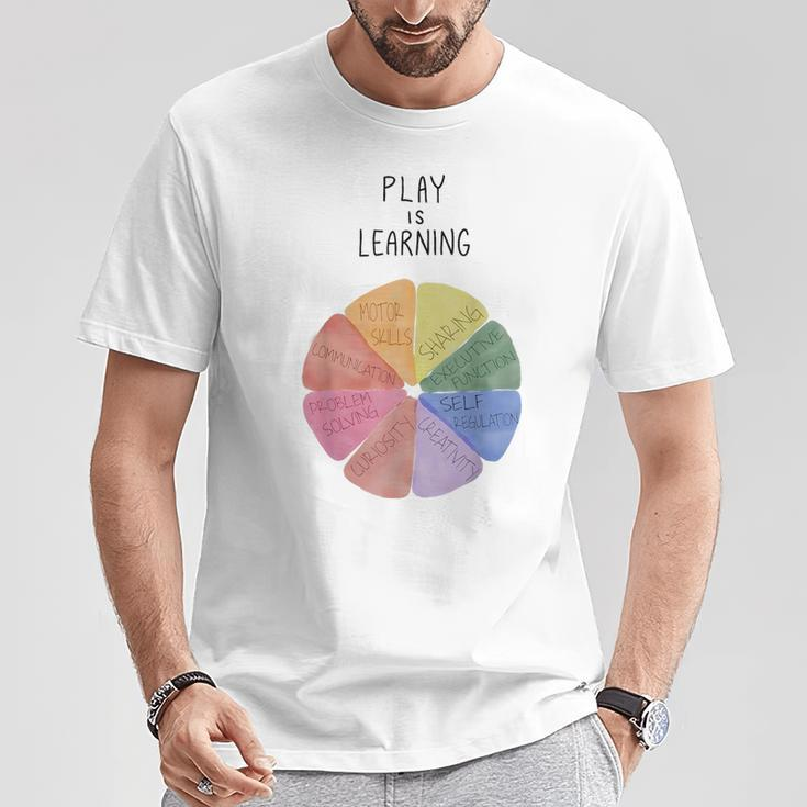 Play Is Learning Teacher T-Shirt Unique Gifts