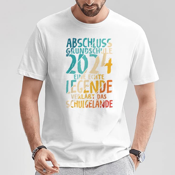 Primary School 2024 Eine Legende Primary School Graduation 2024 T-Shirt Lustige Geschenke