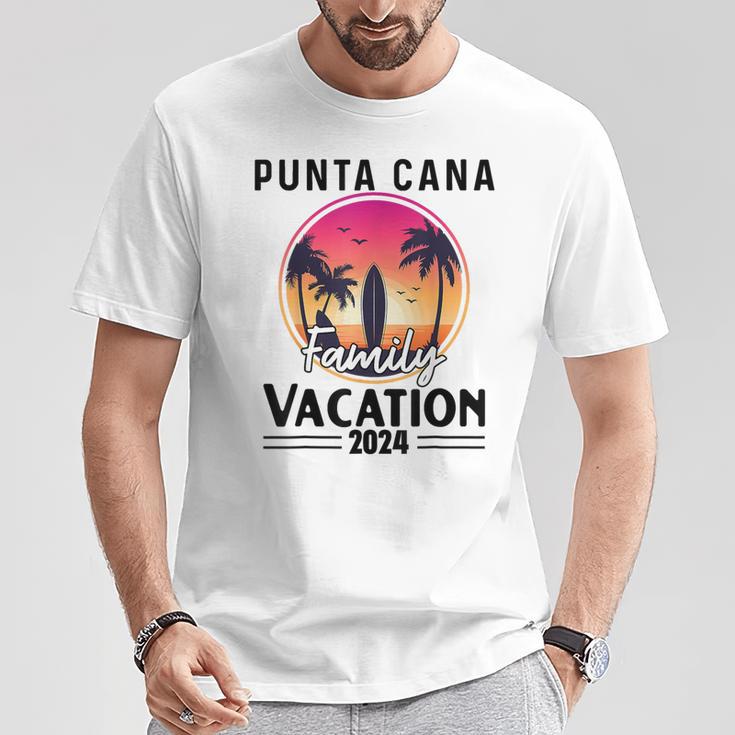 Punta Cana Family Vacation 2024 Matching Dominican Republic T-Shirt Unique Gifts