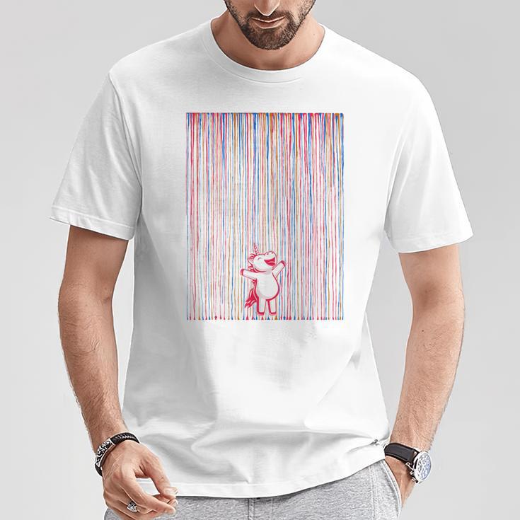 Rainbow Cute Unicorn Graffiti T-Shirt Unique Gifts