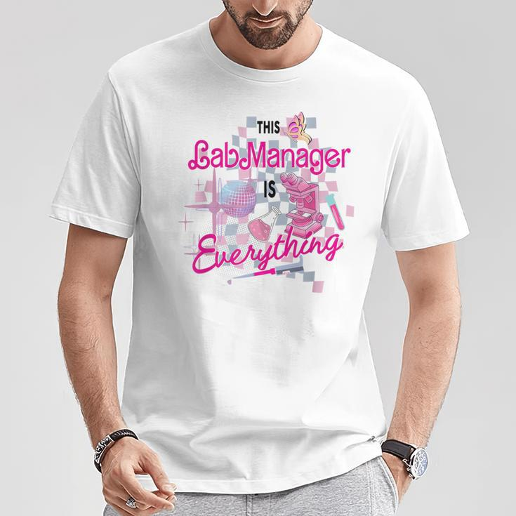 Retro This Lab Manager Is Everything Lab Week 2024 T-Shirt Unique Gifts