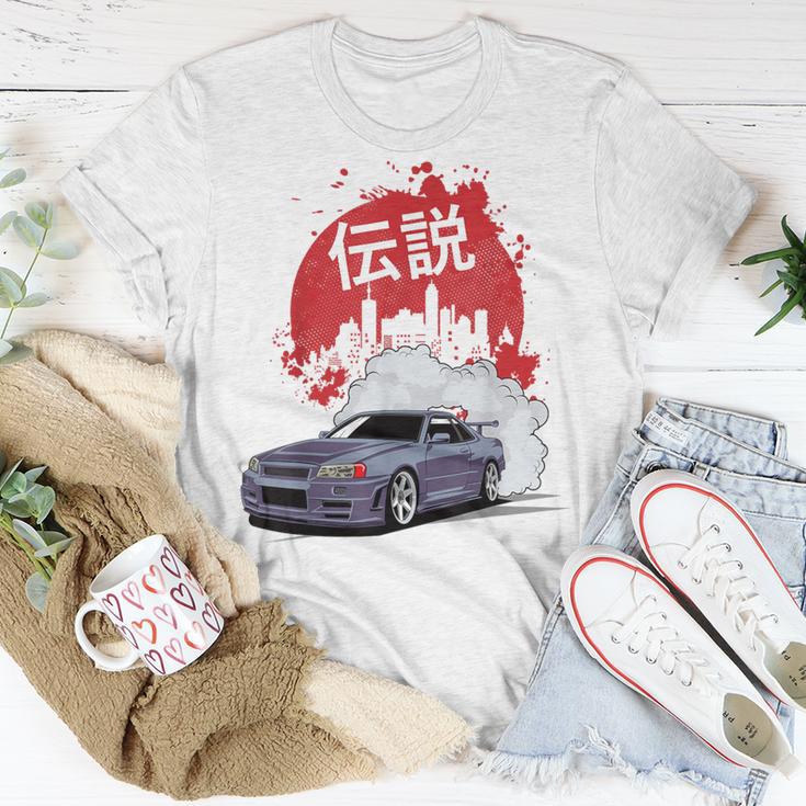 Retro Skyline Automotive Jdm Japanese Legend Tuning Car T-Shirt Unique Gifts