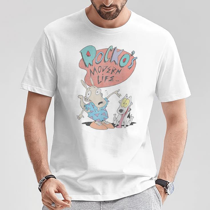 Rockos Modern Life Rocko And Spunky T-Shirt Unique Gifts