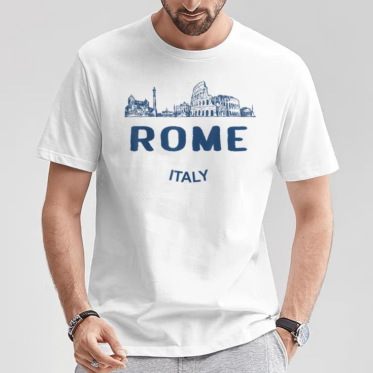 Rome Vintage Rome Travel Italy Souvenirs T-Shirt Unique Gifts