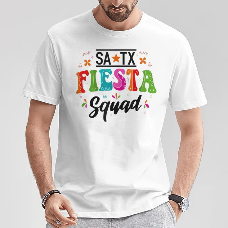 San Antonio Fiesta Cinco De Mayo Fiesta Squad Texas Matching T-Shirt Personalized Gifts