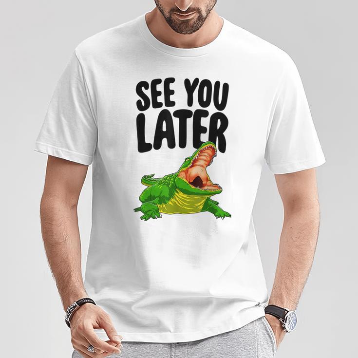 See You Later Alligator Novelty T-Shirt Unique Gifts