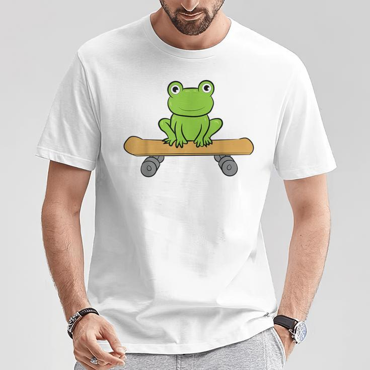 Skateboarding Frogs Skateboard Frogs T-Shirt Unique Gifts