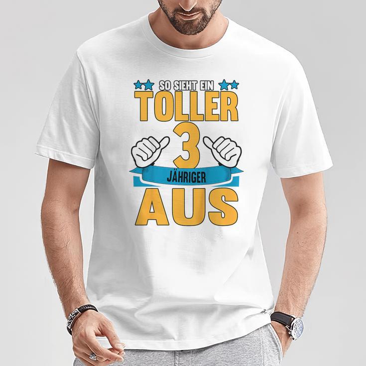 So Sieht Ein Tolles 3-Jähriges Kind aus T-Shirt, Kreatives Geburtstagsdesign Lustige Geschenke