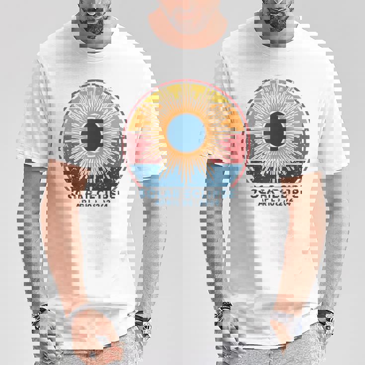 Solar Eclipse 2024 Total Solar Eclipse April 8 2024 Vintage T-Shirt Unique Gifts