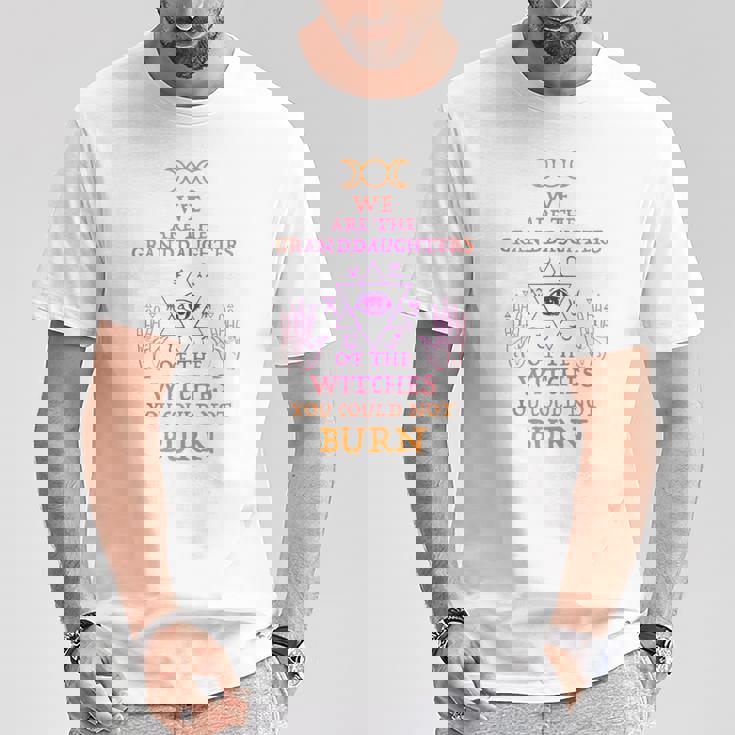 Somos Las Nietas De Las Brujas Que No Podrías Quemar Sin Mangas Camiseta unisex Regalos divertidos