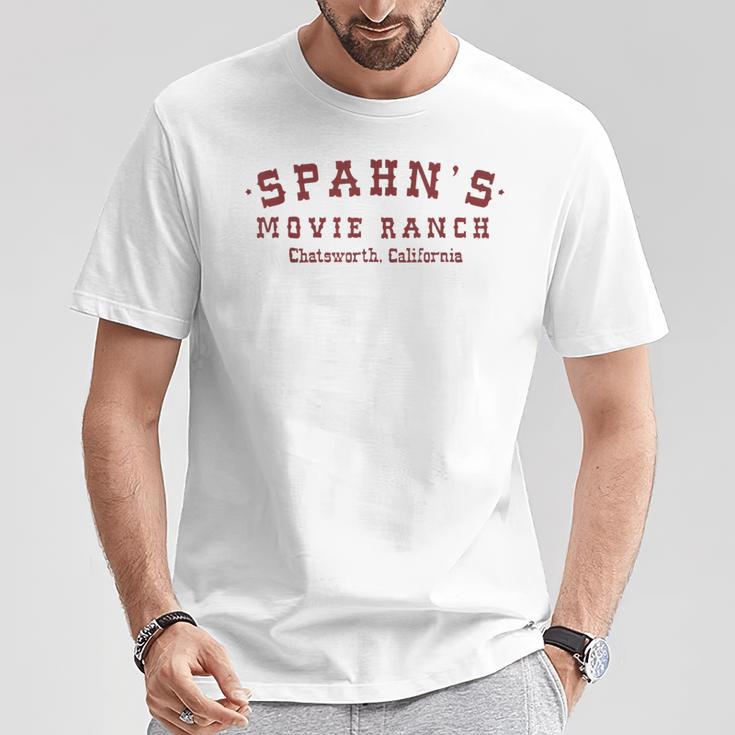 Spahn's Movie Ranch Chatsworth Ca Nerd Geek Graphic T-Shirt Unique Gifts