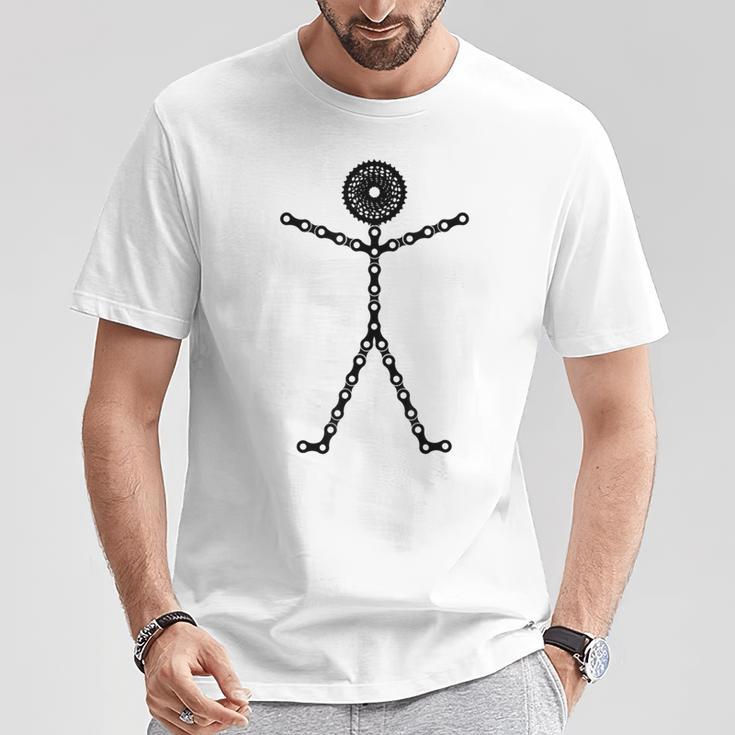 Stick Man Bike BicycleT-Shirt Unique Gifts