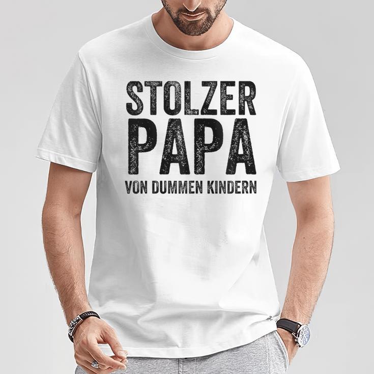 Stolzer Papaon Ein Paar Dummen Kindern Kapuzenjacke T-Shirt Lustige Geschenke