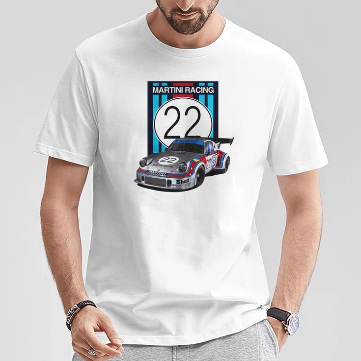 T-shirt Homme 911 Carrera - Imprimé Voiture De Sport Rouge Sur Fond Noir - Style Décontracté Pour Fans De Voitures