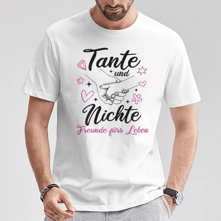 Tante Und Niece Beste Freunde Für Leben Patentante Slogan T-Shirt Lustige Geschenke