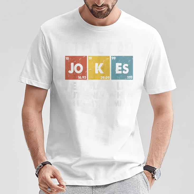 I Tell Dad Jokes Periodically T-Shirt Unique Gifts