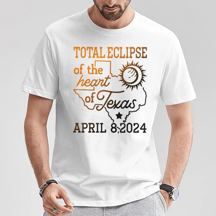 Total Eclipse Of The Heart Of Texas April8 T-Shirt Unique Gifts
