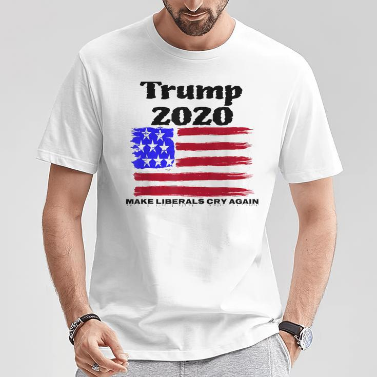 Trump 2020 Make Liberals Cry Again Political T-Shirt Unique Gifts