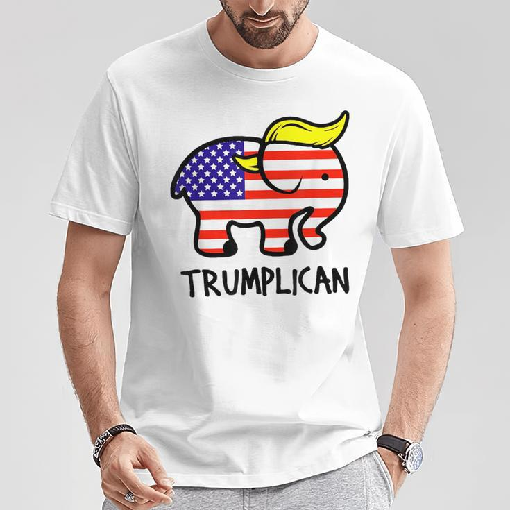 Trumplican Elephant Trump RepublicanUltra Maga 2024 T-Shirt Unique Gifts