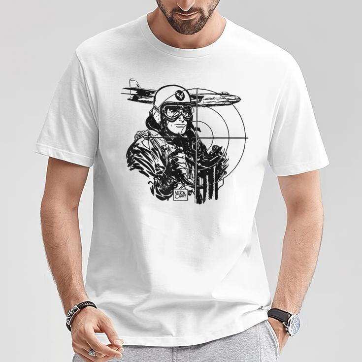 Usa World War 2 Bomber Ww2 Vintage Wwii Military Pilot T-Shirt Unique Gifts