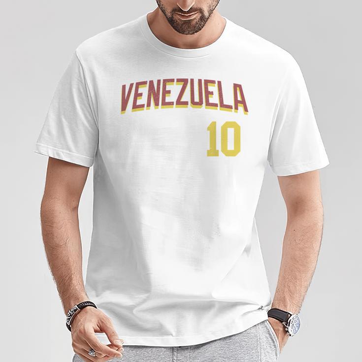 Venezuela Or Vinotinto For Football Or Soccer Fans T-Shirt Unique Gifts