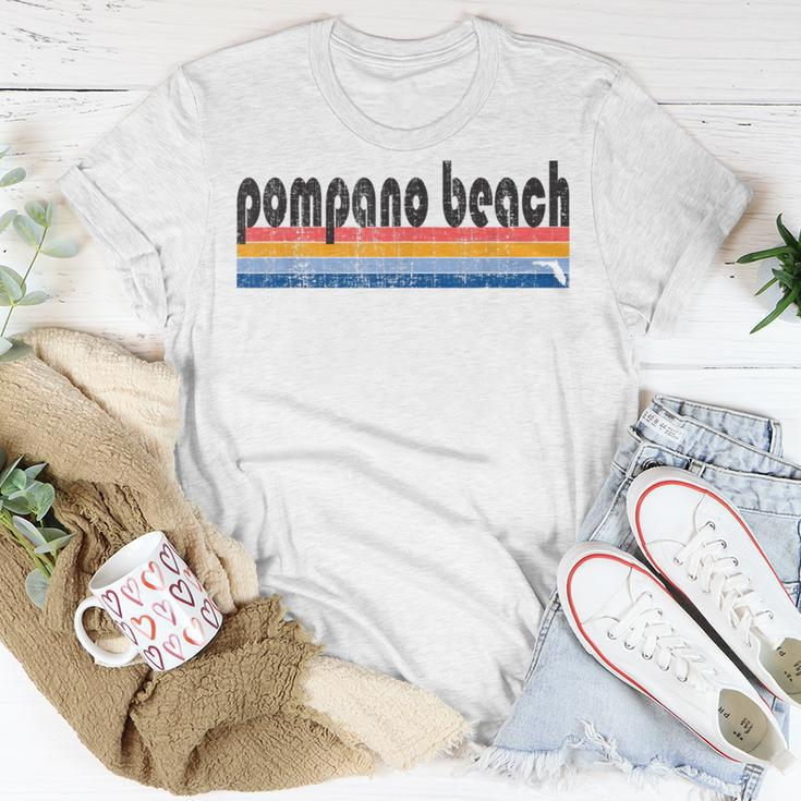 Vintage 80S Style Pompano Beach Fl T-Shirt Unique Gifts