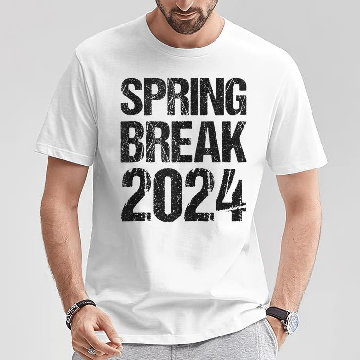 Vintage Spring Break 2024 Spring Break Teacher T-Shirt Unique Gifts