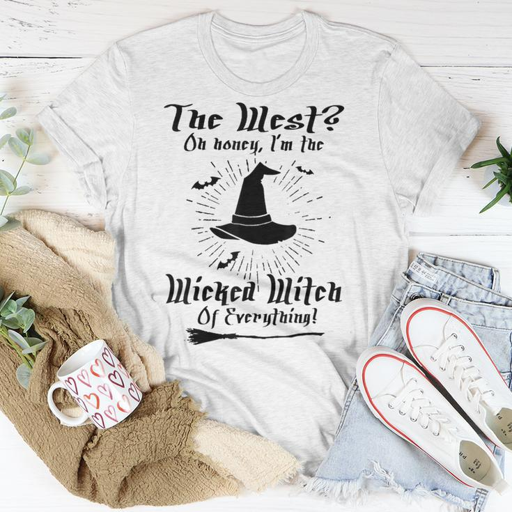 The West On Honey I'm The Wicked Witch Of Everything T-Shirt Unique Gifts