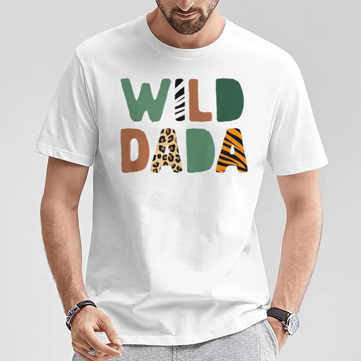 Wild Dada Zoo Born Wild Birthday Safari Jungle Family T-Shirt Unique Gifts